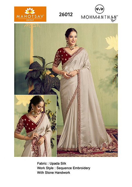 Mahotsav Mohmanthan Mrinaali 26012 Designer Saree Collection