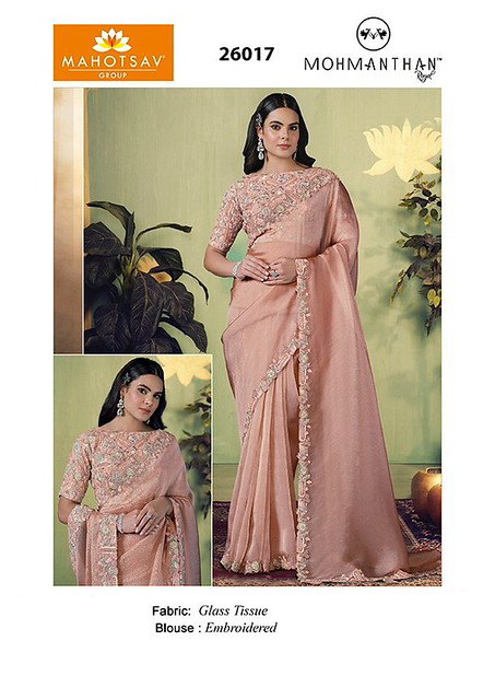 Mahotsav Mohmanthan Mrinaali 26017 Designer Saree Collection