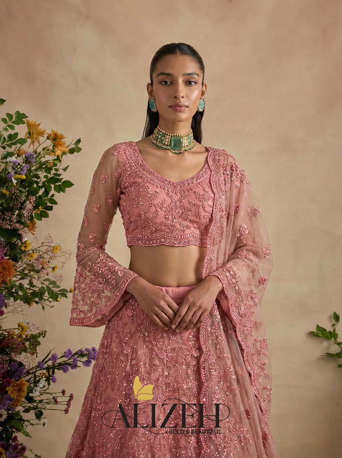 Alizeh 1082 Colours Butterfly Net Designer Lehenga Choli Collection