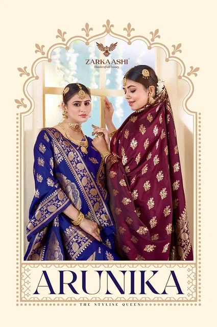 Zarkaashi Arunika Banarasi Silk Saree Collection