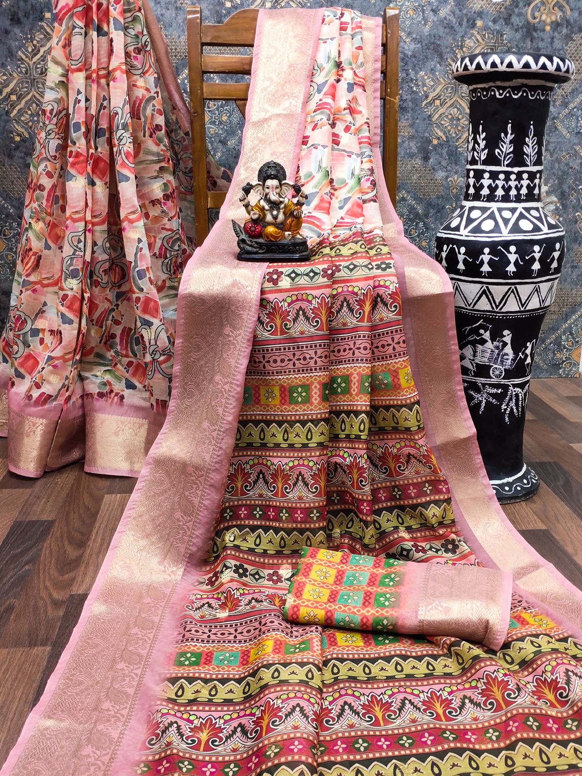 Lekha VC Zalak Dola Silk Digital Print Saree