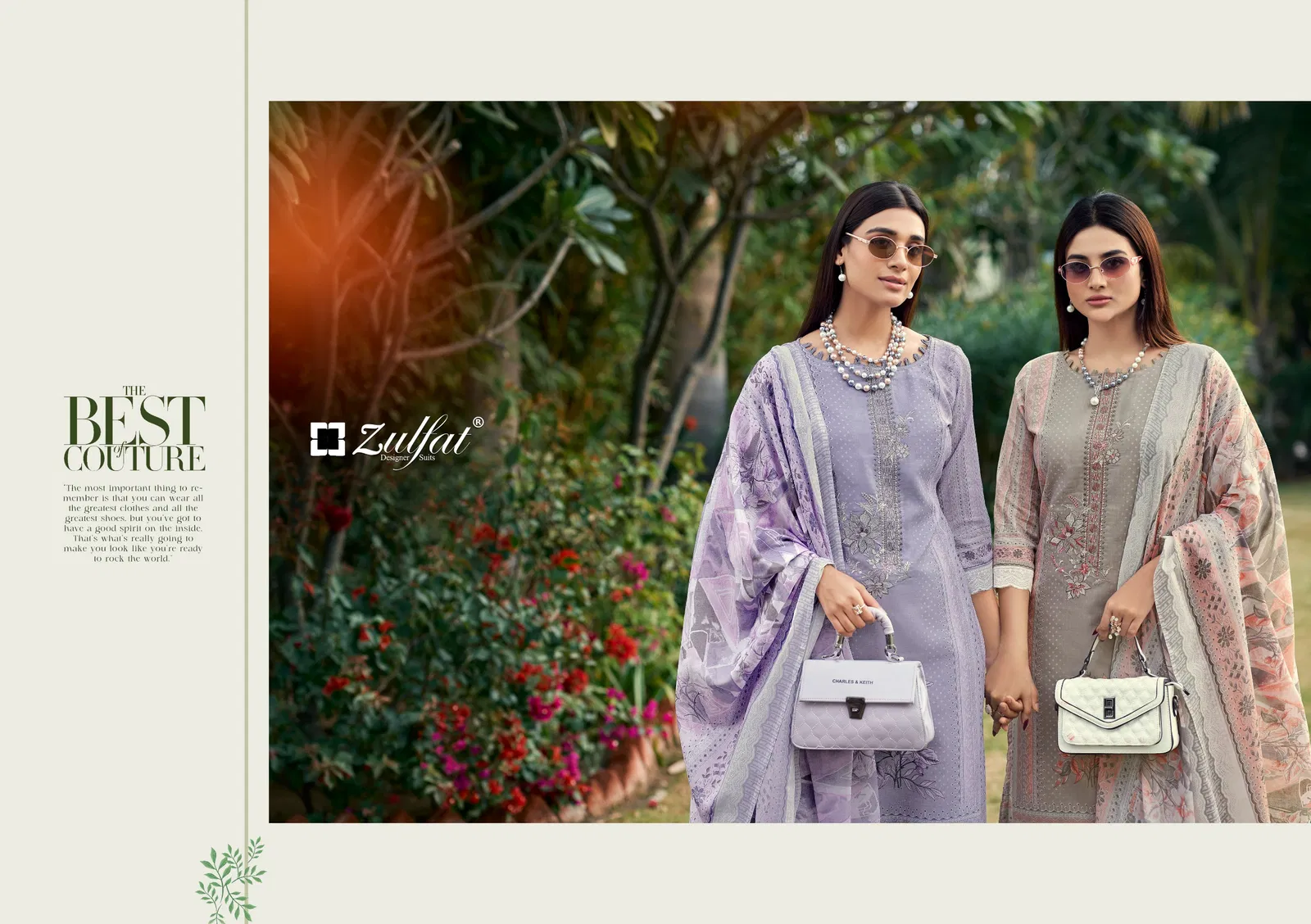 Zulfat Firdaus Vol 2 Cotton Embroidery Dress Material Collection