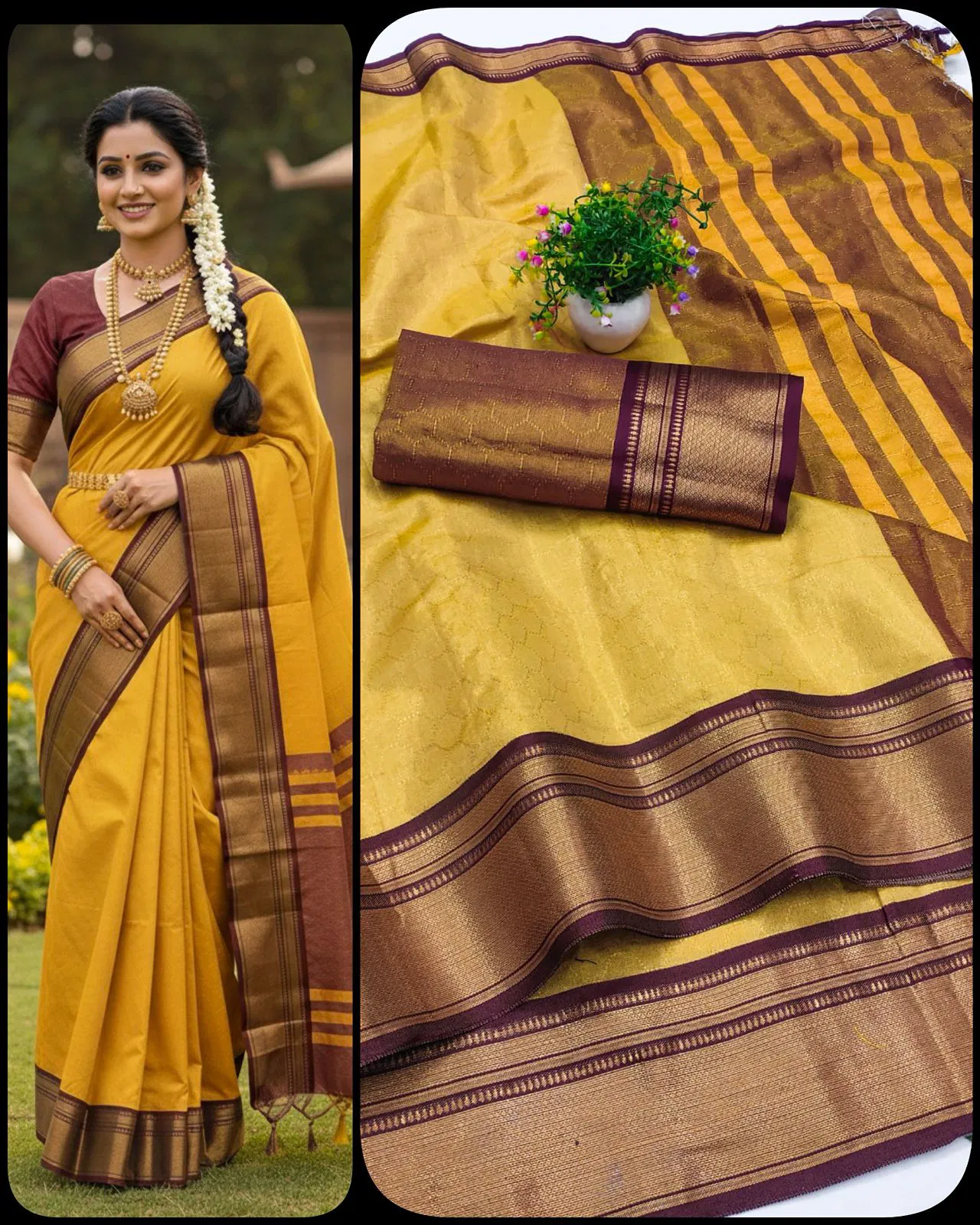 Aab Khan Football Kanchivaram Silk With Zari Pattern Saree Collection