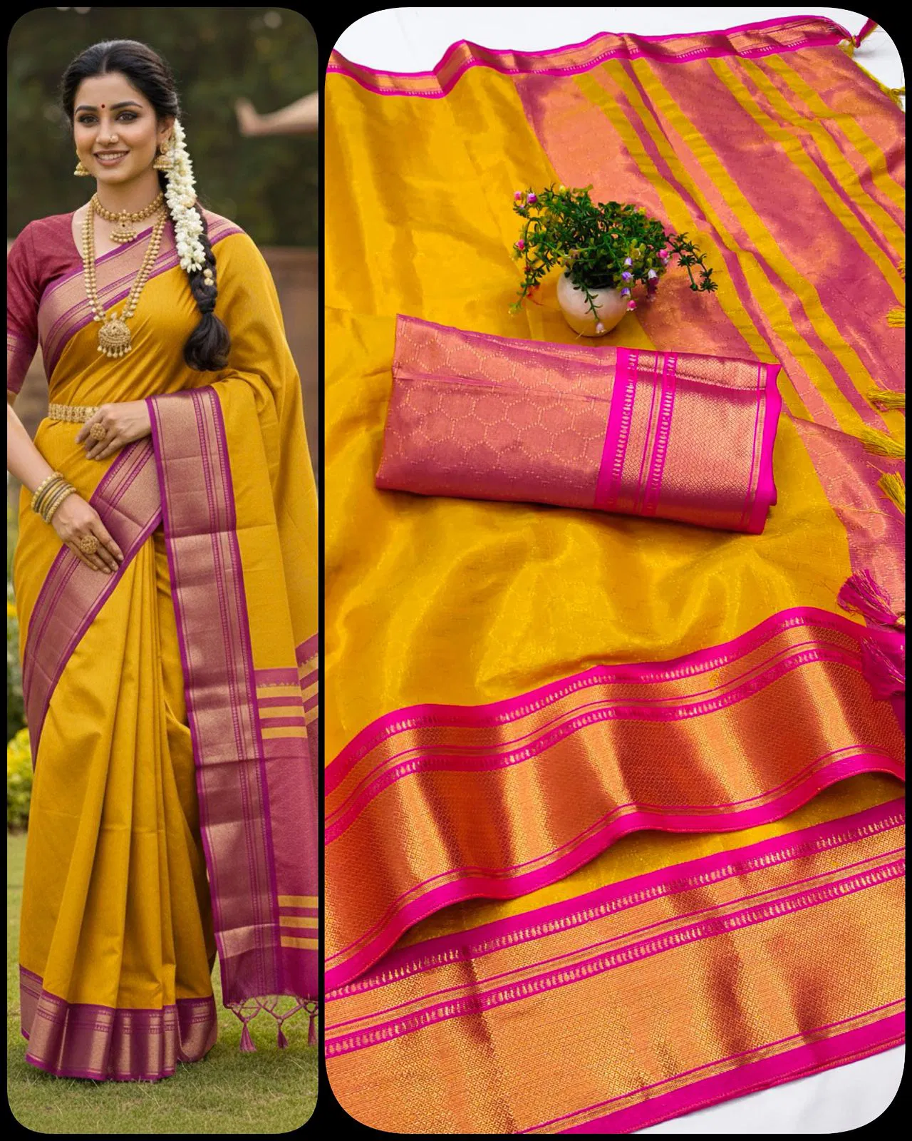 Aab Khan Football Kanchivaram Silk With Zari Pattern Saree Collection