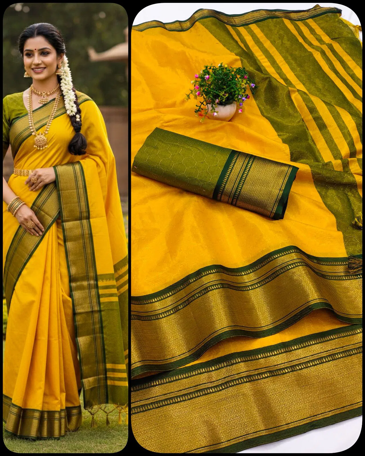 Aab Khan Football Kanchivaram Silk With Zari Pattern Saree Collection
