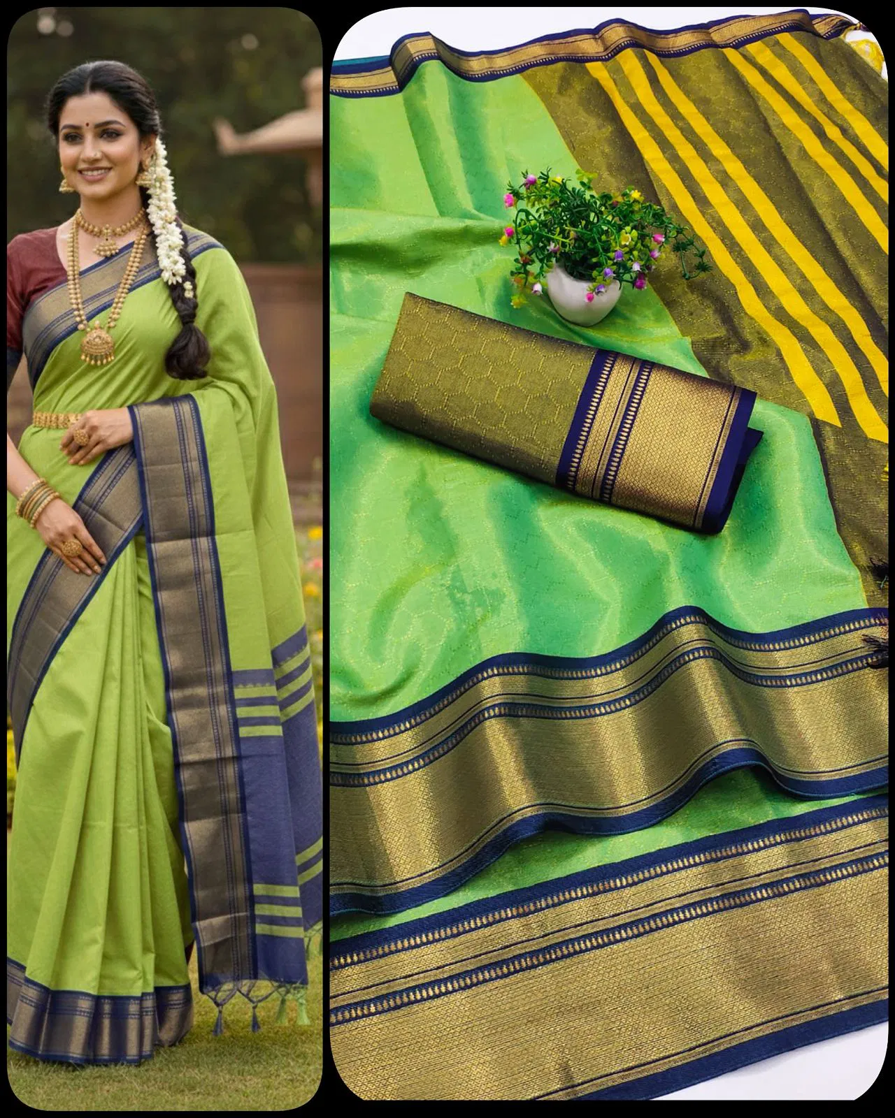 Aab Khan Football Kanchivaram Silk With Zari Pattern Saree Collection