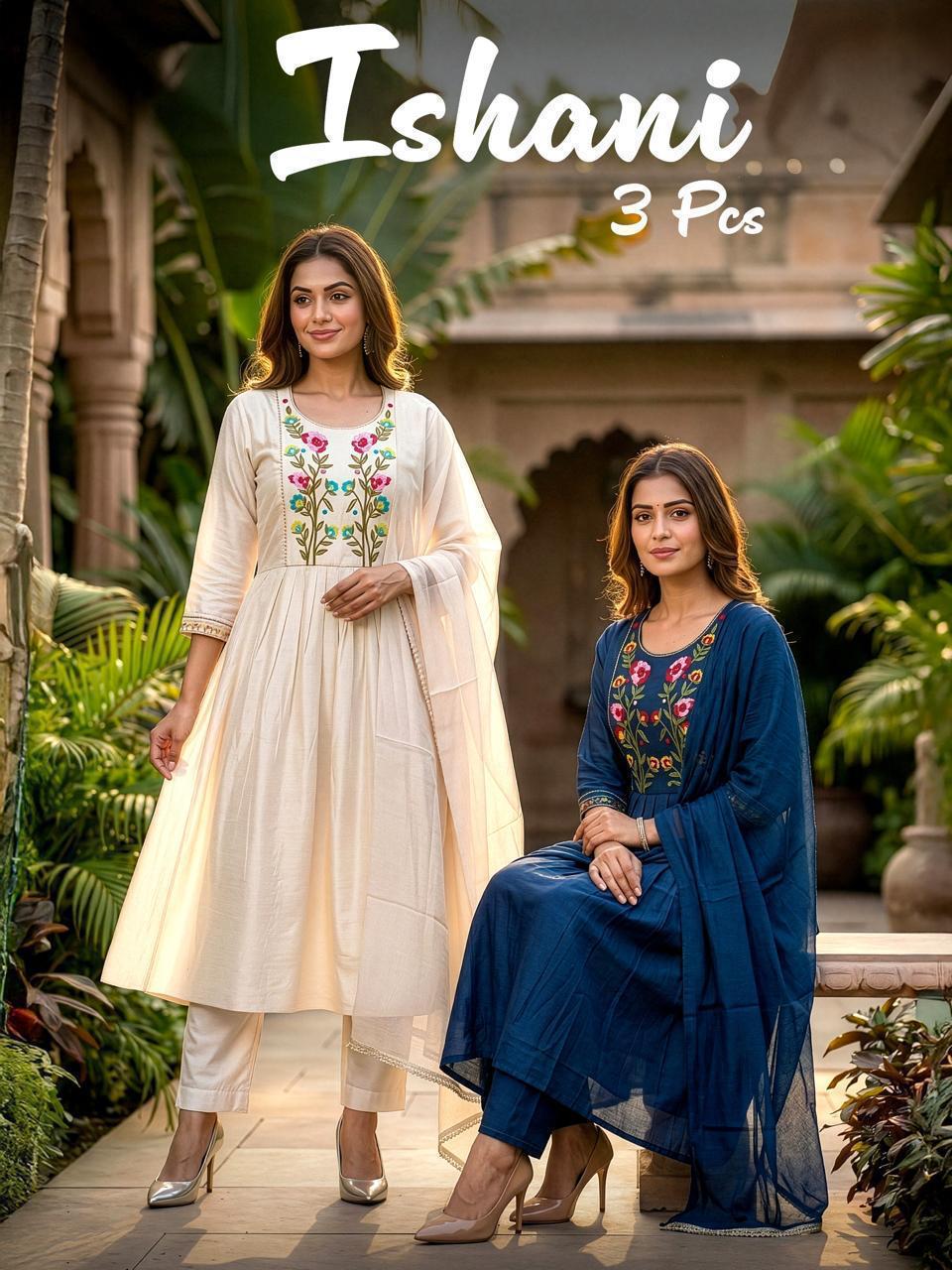 Dnp Ishanii Heavy Mal Chanderi With Lining Top With Bottom And Dupatta Collection