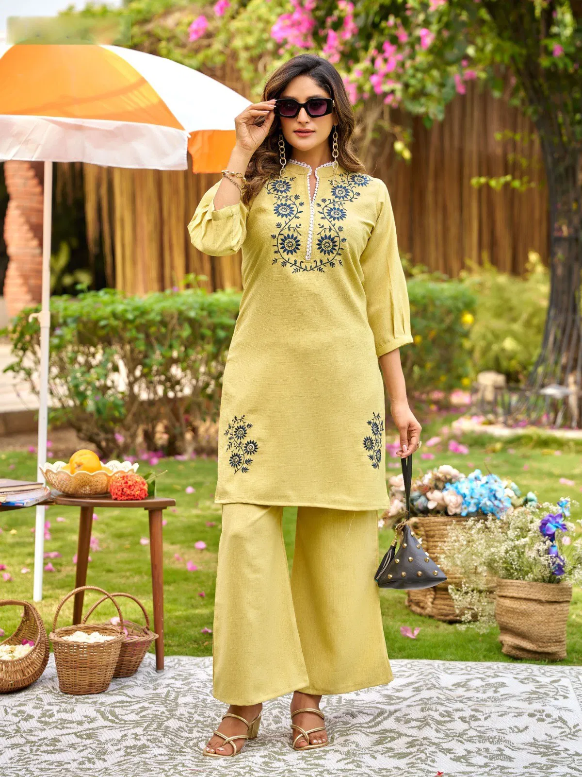 Naisha K 702 Viscose With Work Casual Wear Co Ord Set Collection