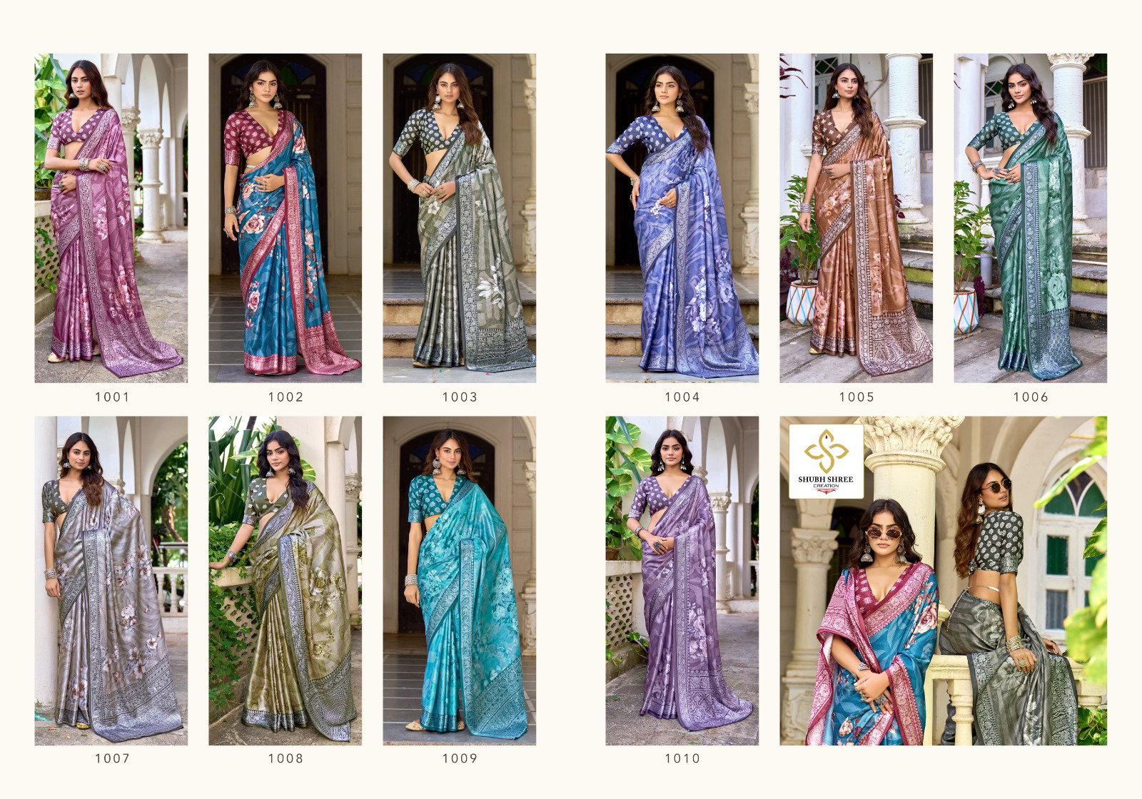 Shubh Shree Elara Pashmina Silk Digital Printed Saree