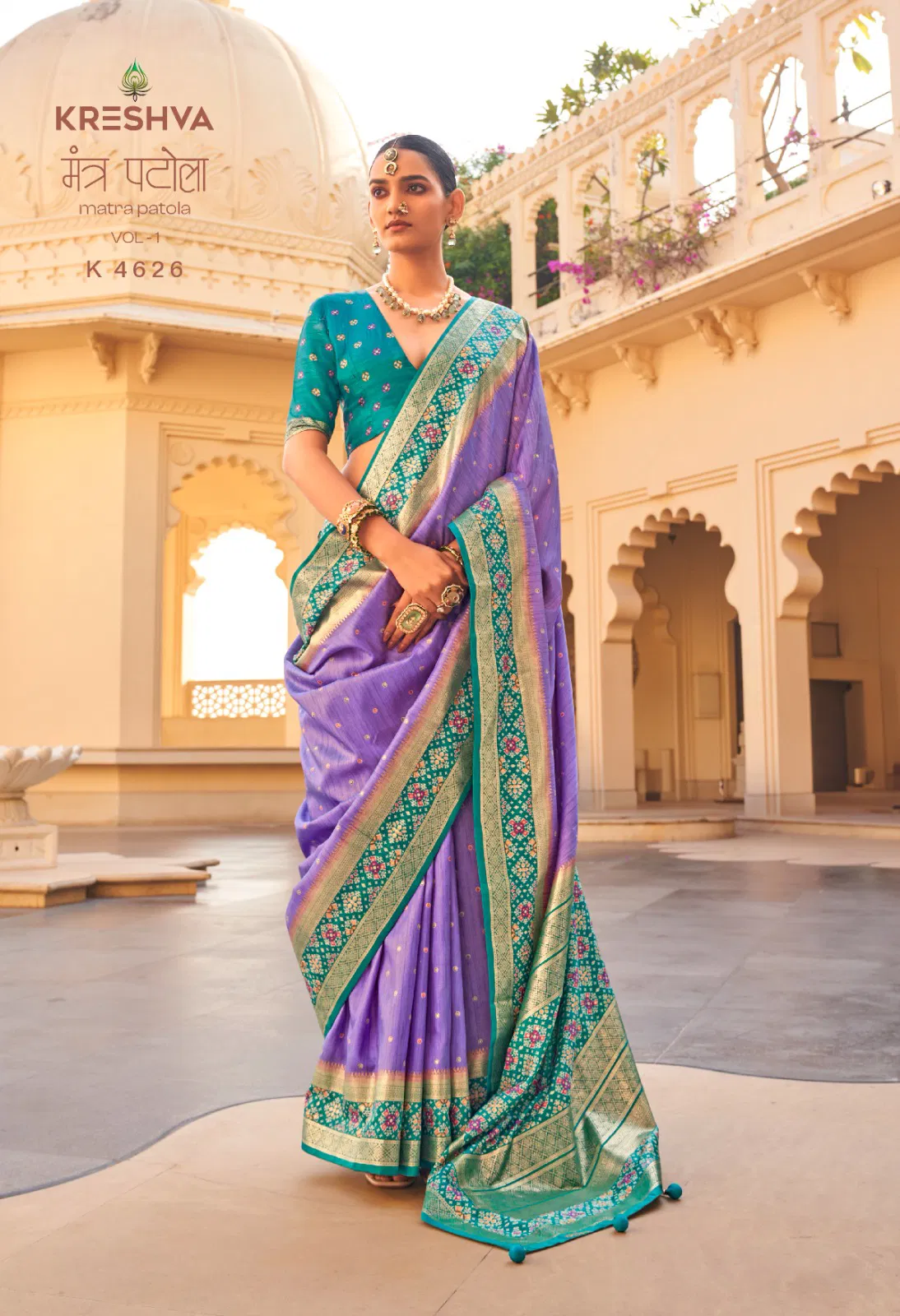 Kreshva Mantra Patola Vol 1 Silk Patola Sambalpuri Pallu Saree Collection