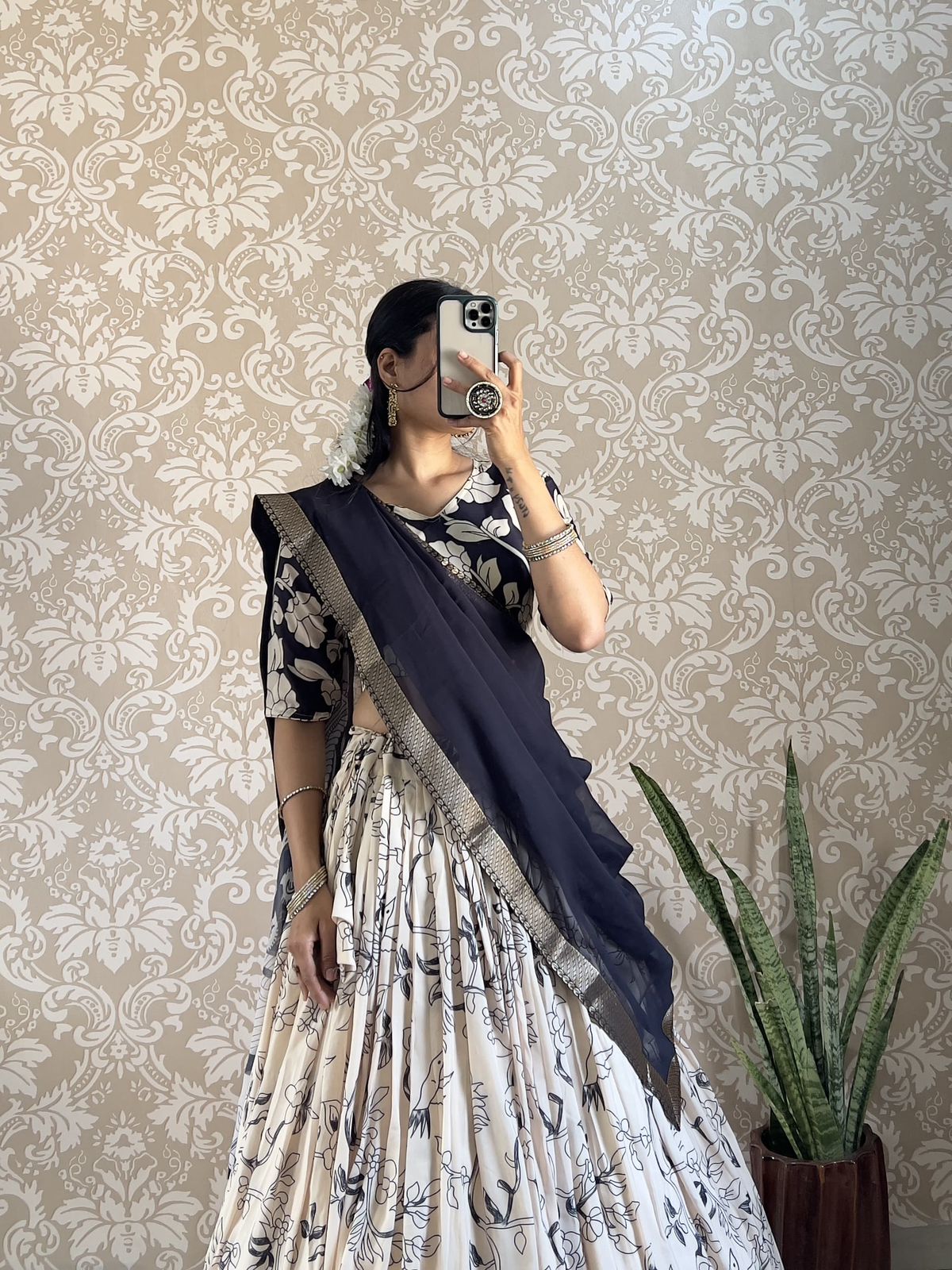 NCO 27 HST Muslin Silk Digital Printed Lehenga Choli