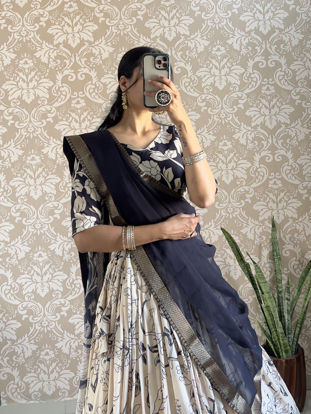 NCO 27 HST Muslin Silk Digital Printed Lehenga Choli