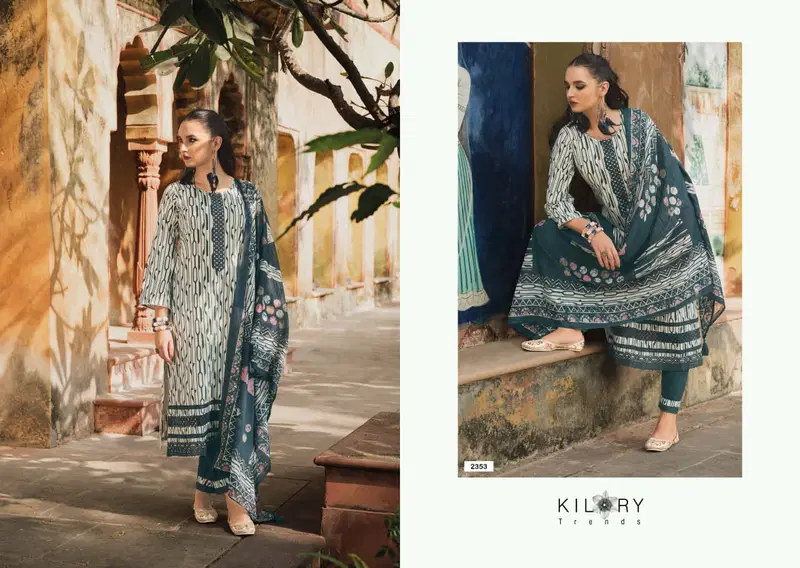 Kilory Art Of Summer Lawn Cotton Digital Print Embroidery Salwar Kameez