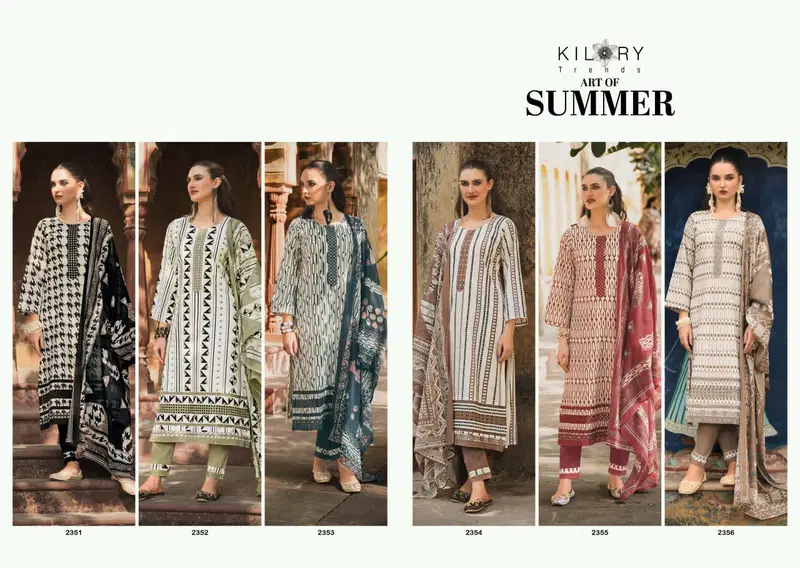 Kilory Art Of Summer Lawn Cotton Digital Print Embroidery Salwar Kameez