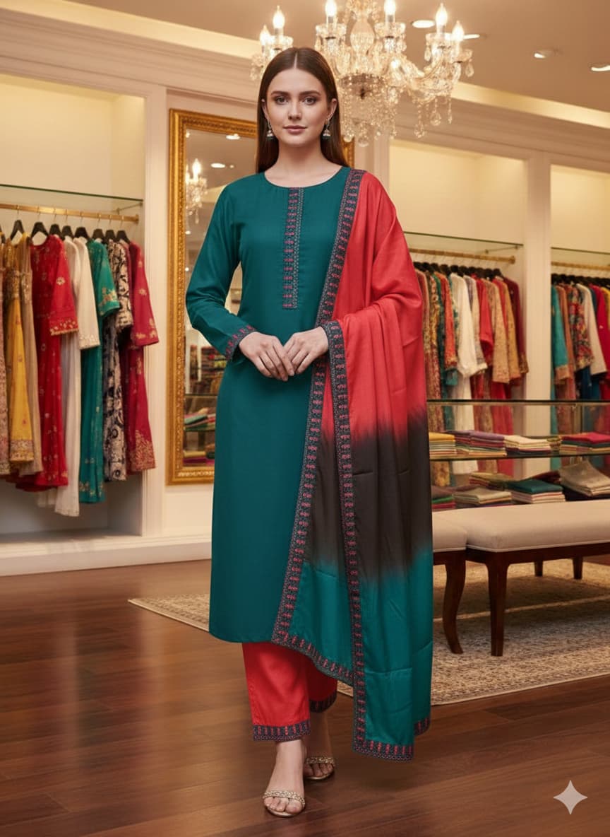 Designer Mittoo Bombay Cotton Tie Daman Less Multi Work Dress material Collection