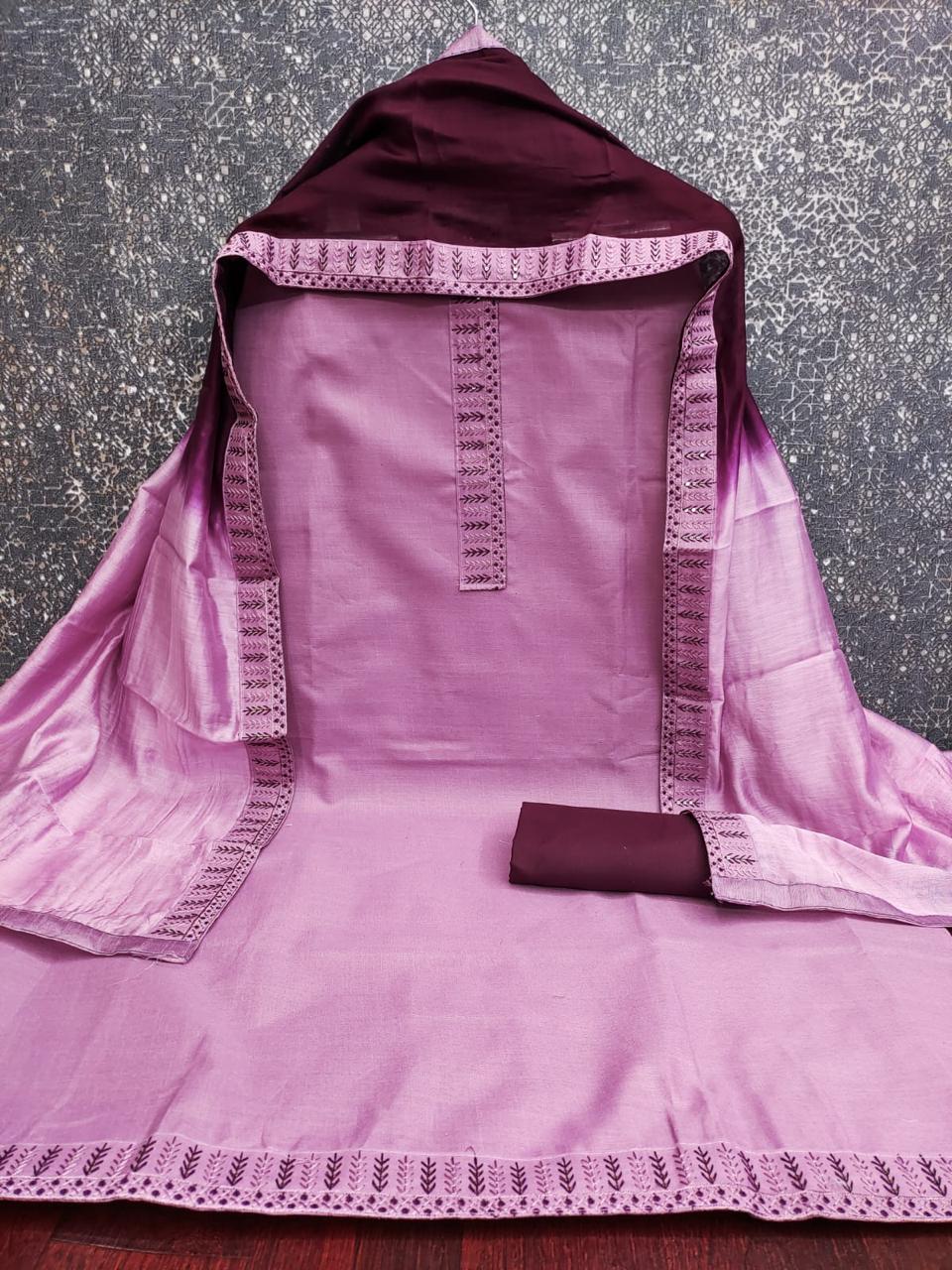 Designer Mittoo Bombay Cotton Tie Daman Less Multi Work Dress material Collection