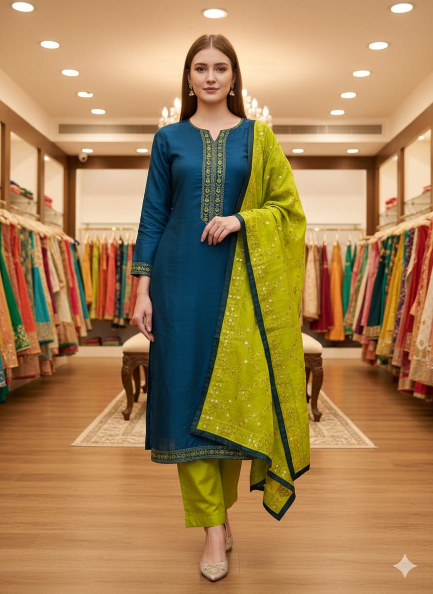Designer Life Style Bombay Cotton Tie Daman Less Multi Less Sequence Work Dress material Collection