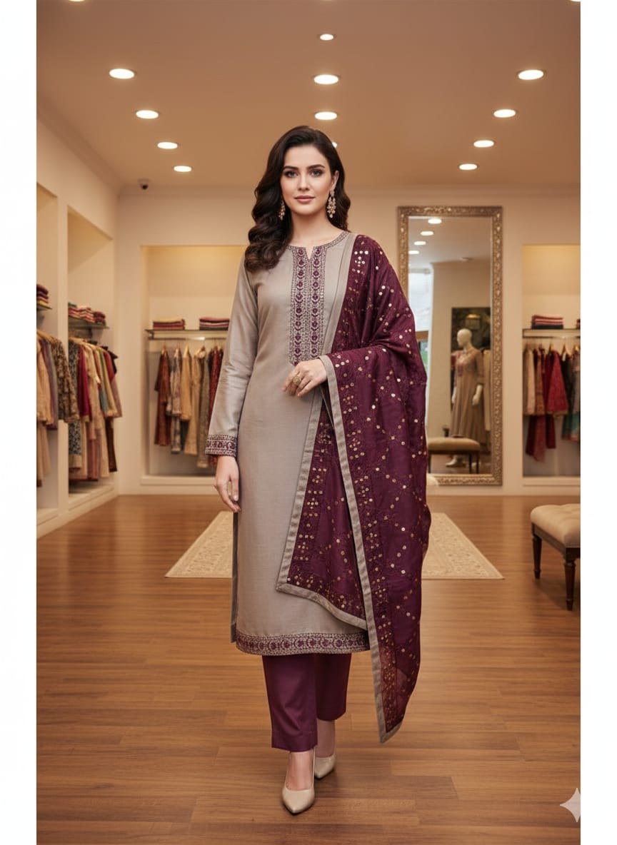 Designer Life Style Bombay Cotton Tie Daman Less Multi Less Sequence Work Dress material Collection