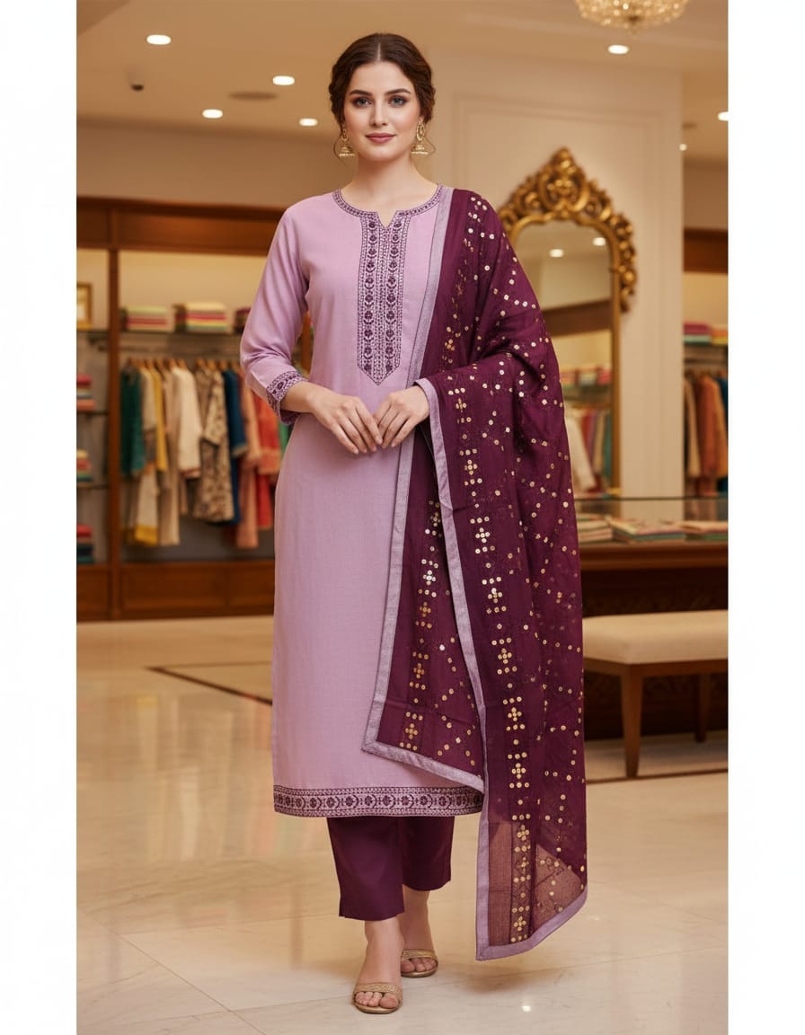 Designer Life Style Bombay Cotton Tie Daman Less Multi Less Sequence Work Dress material Collection