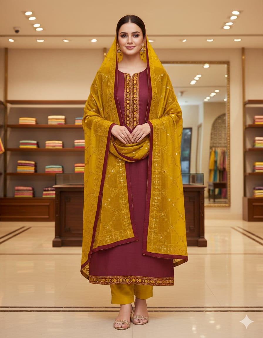Designer Life Style Bombay Cotton Tie Daman Less Multi Less Sequence Work Dress material Collection