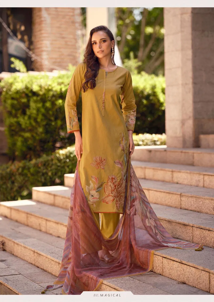 Prm Leana 12113 To 12118 Lawn Cotton With Handwork Salwar Kameez