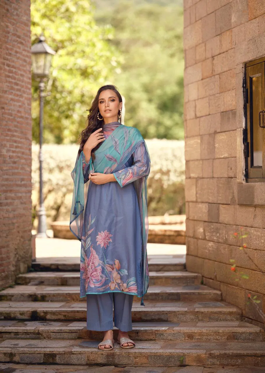 Prm Leana 12113 To 12118 Lawn Cotton With Handwork Salwar Kameez