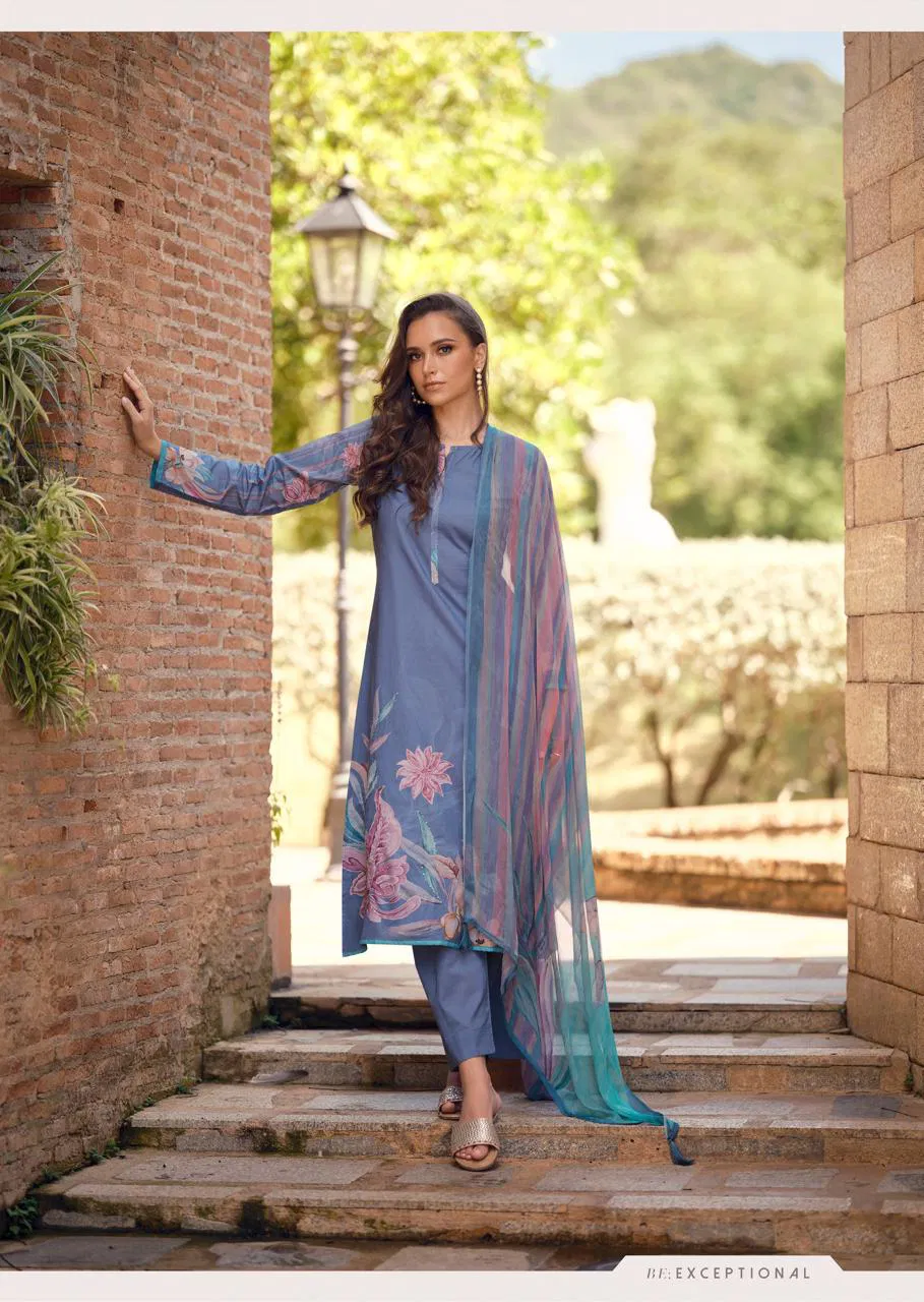 Prm Leana 12113 To 12118 Lawn Cotton With Handwork Salwar Kameez