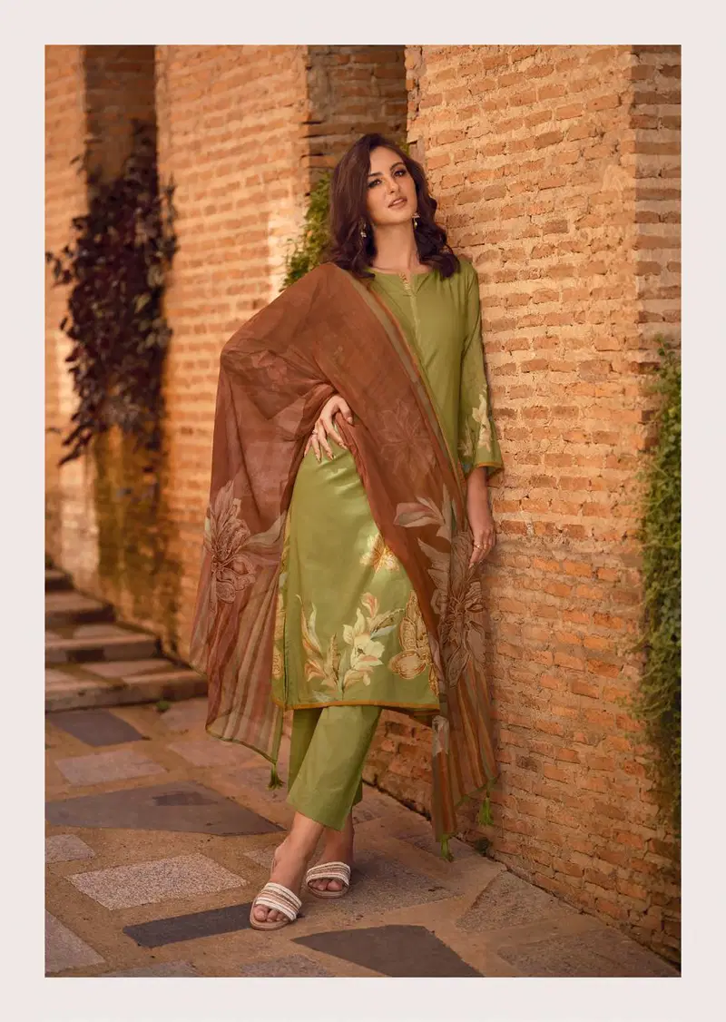 Prm Leana 12113 To 12118 Lawn Cotton With Handwork Salwar Kameez