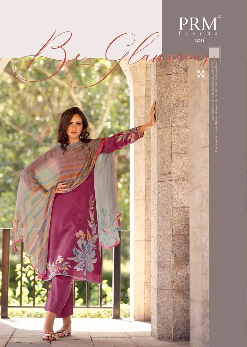 Prm Leana 12113 To 12118 Lawn Cotton With Handwork Salwar Kameez