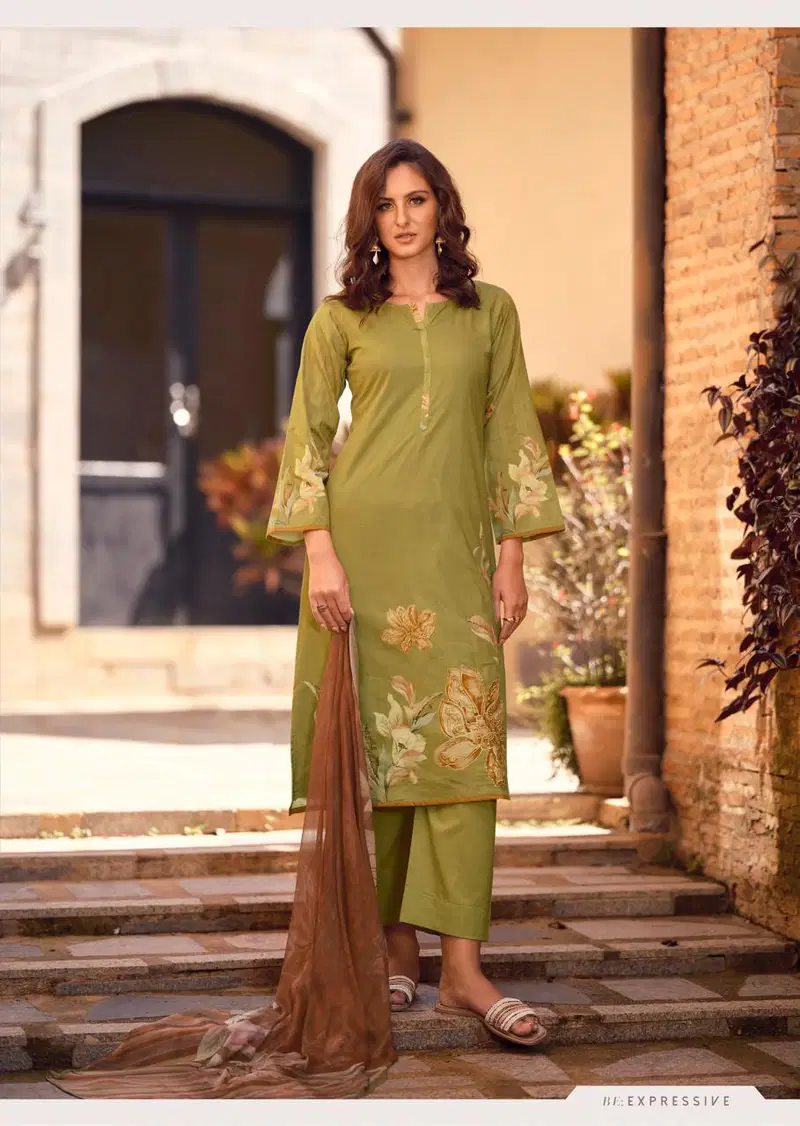 Prm Leana 12113 To 12118 Lawn Cotton With Handwork Salwar Kameez