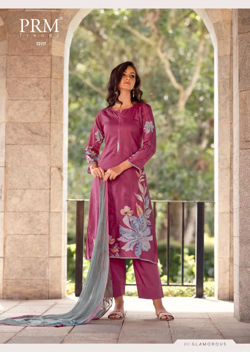 Prm Leana 12113 To 12118 Lawn Cotton With Handwork Salwar Kameez
