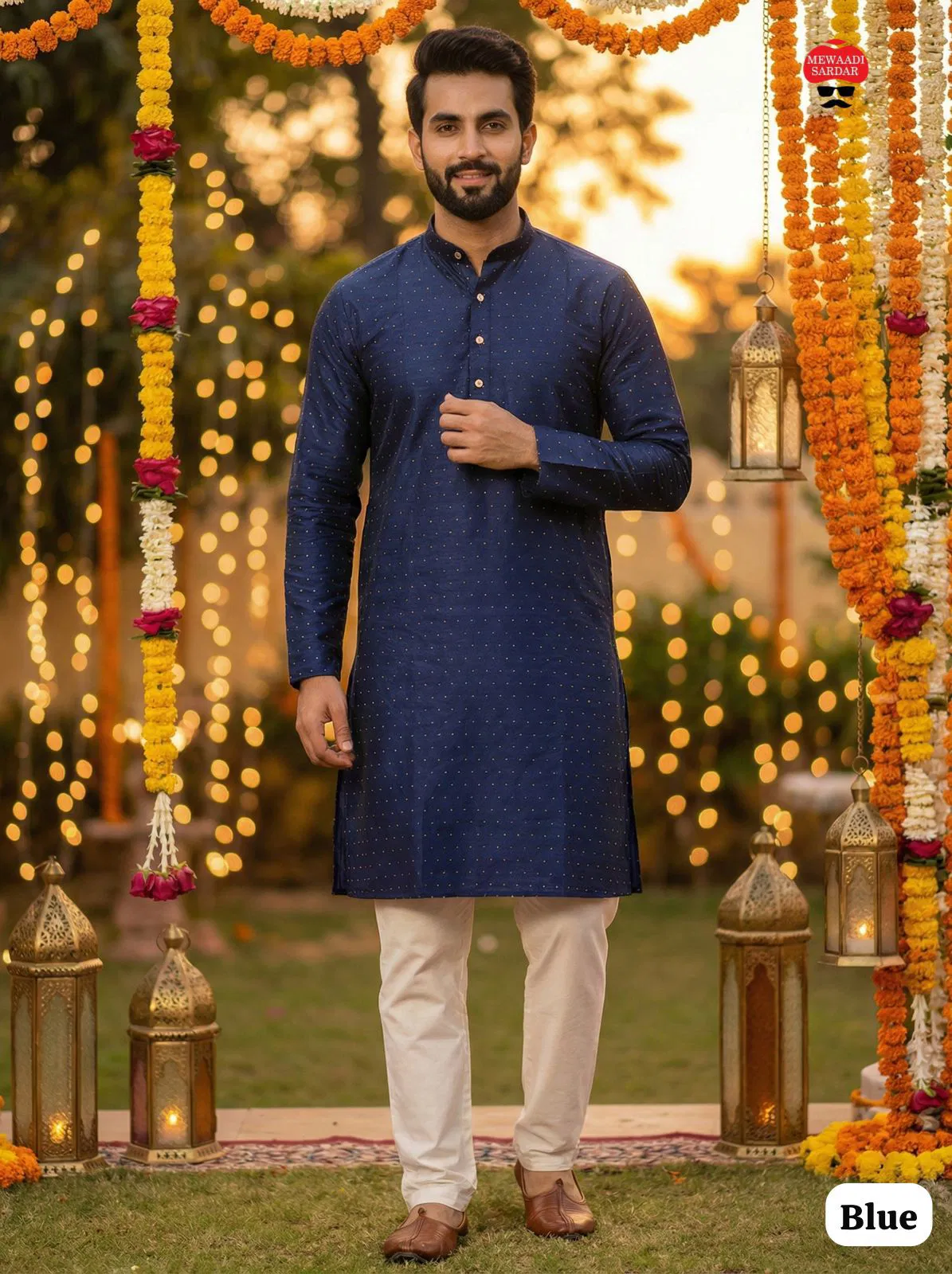Shubh Vol 1 Silk Jacquard Festival Wear Kurta And Pajama Collection