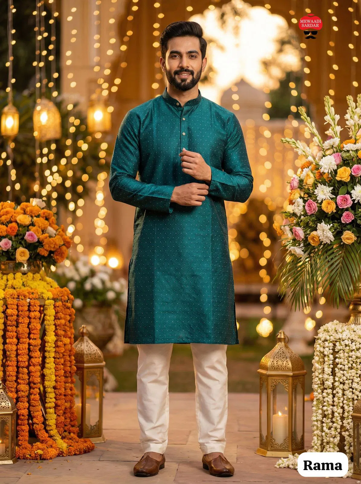 Shubh Vol 1 Silk Jacquard Festival Wear Kurta And Pajama Collection