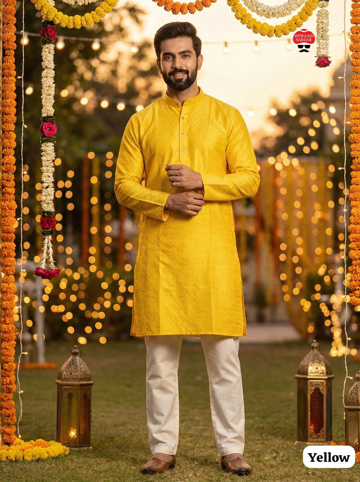Shubh Vol 1 Silk Jacquard Festival Wear Kurta And Pajama Collection