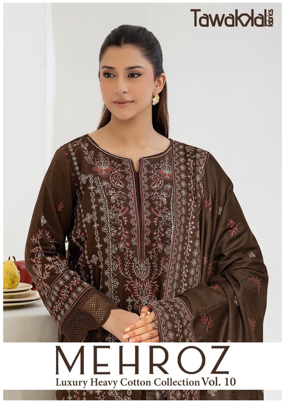Tawakkal Mehroz Vol 10 Cotton Printed Dress Material Collection