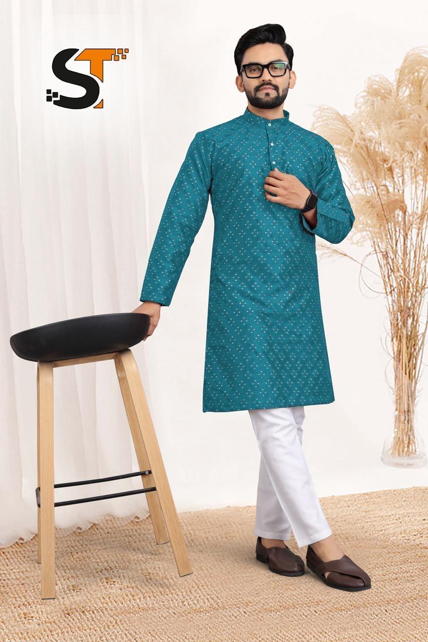 lekha Sal Kurta 20 Silk Jacquard Kurta With Pajama