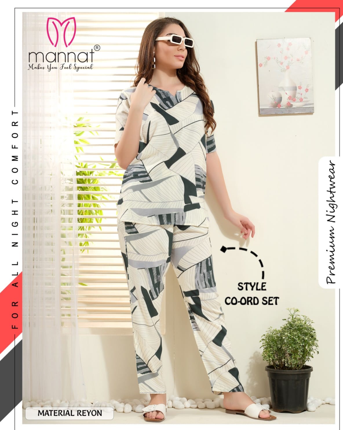 Dnp Everloved NS 2096 Reyon co ord set Collection