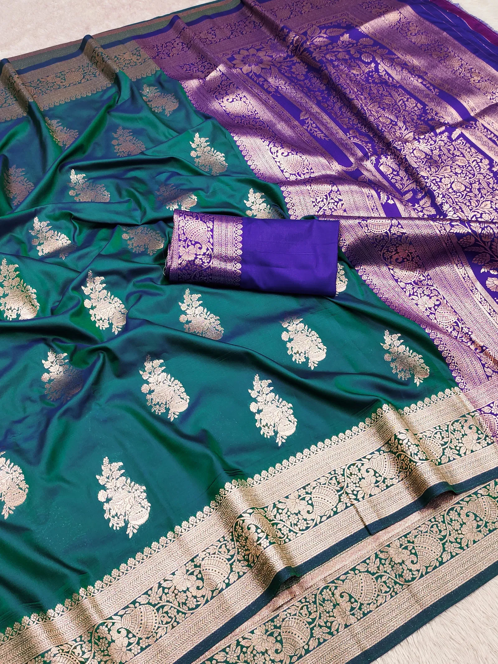 Mb 1027 Matka Soft Banarasi Silk Zari Weaving Saree Collection