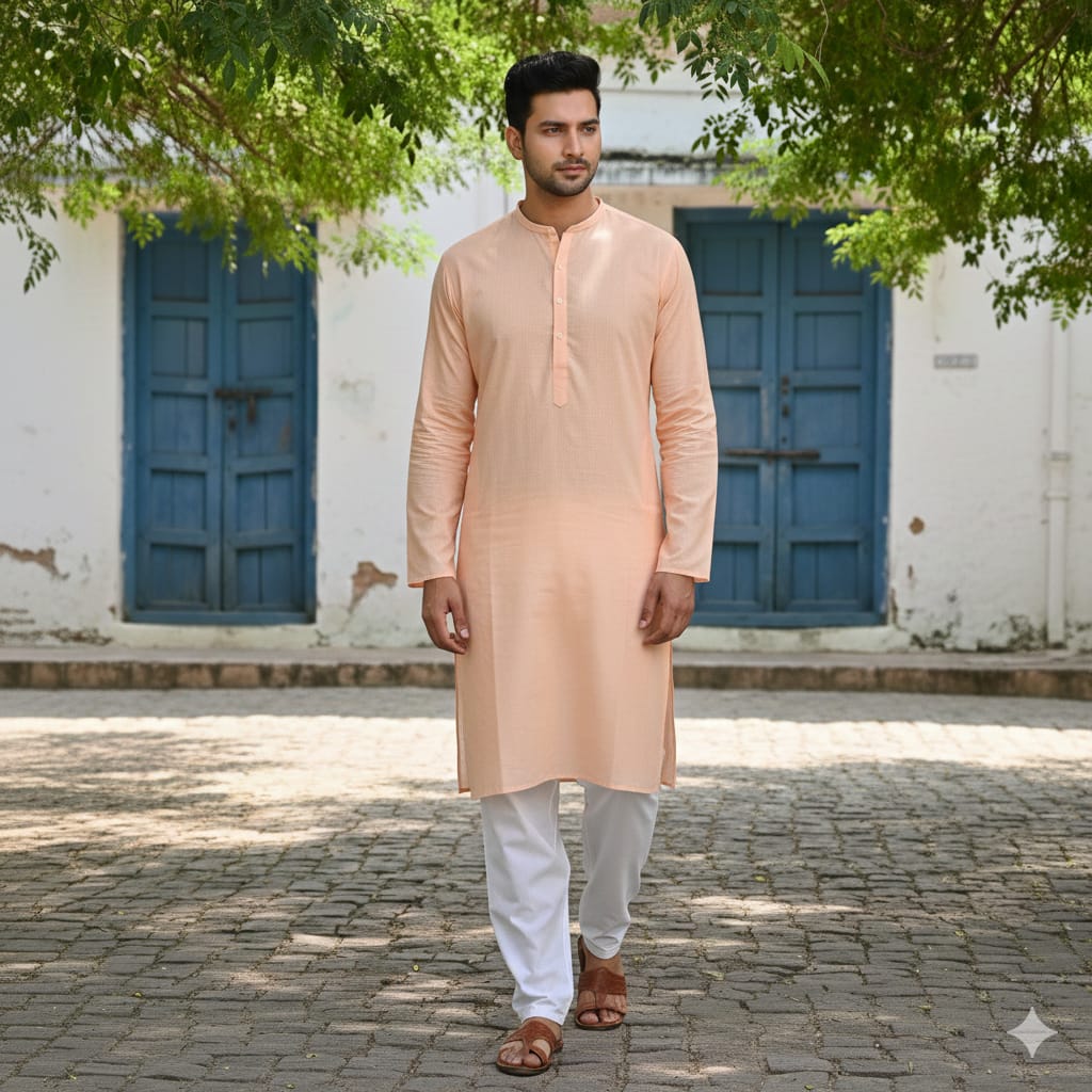 Lekha Sal 4 Cotton Both Side Pocket Kurta Pajama