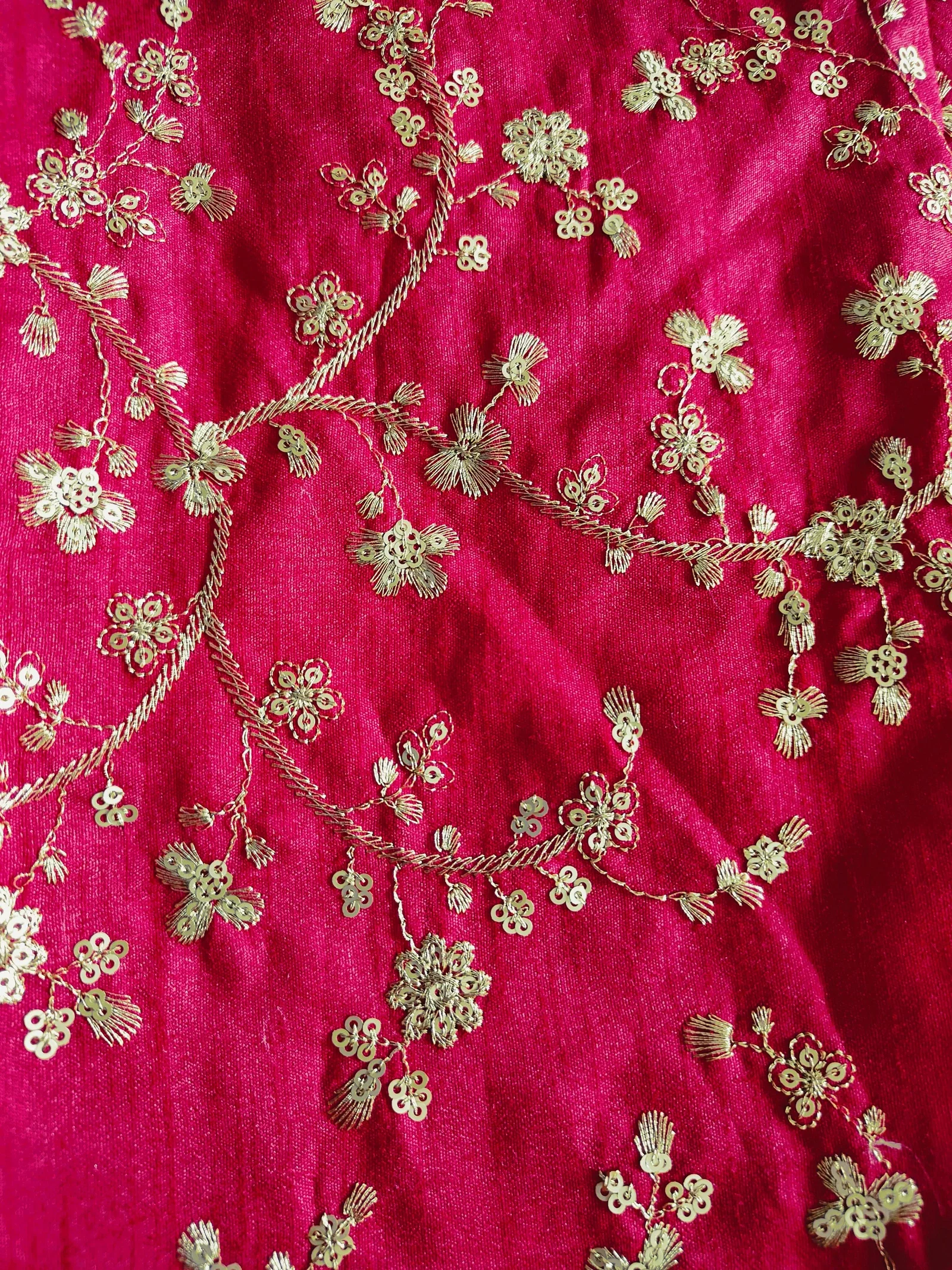 James pink and grey Flower Shiny Pure Heavy Satin Silk Lehenga