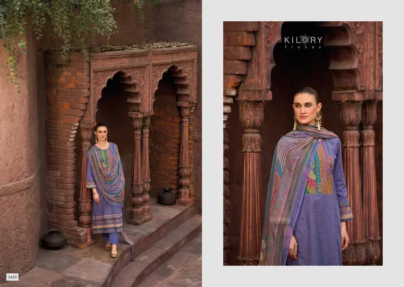 Kilory Miraas Lawn Cotton Digital Print Embroidery Salwar Kameez