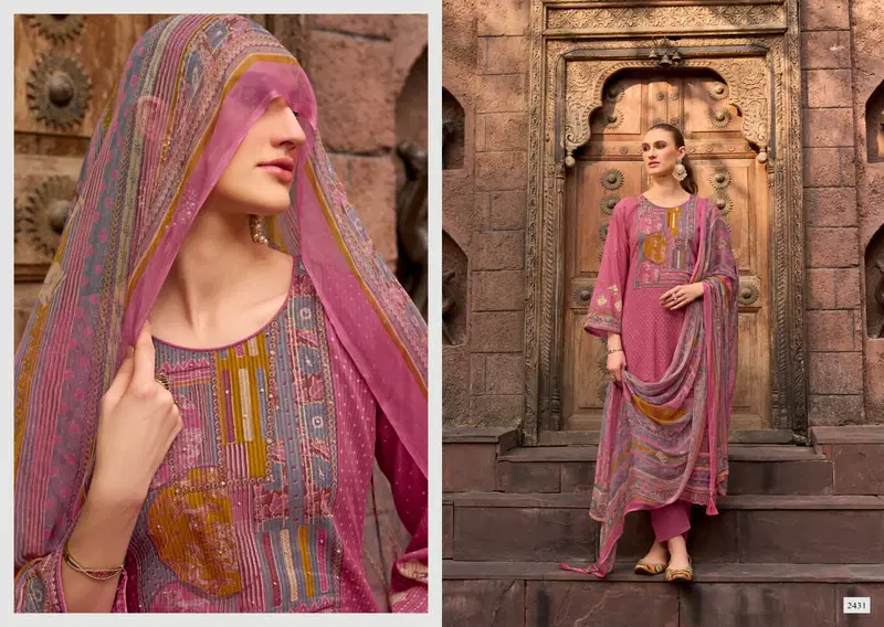 Kilory Miraas Lawn Cotton Digital Print Embroidery Salwar Kameez
