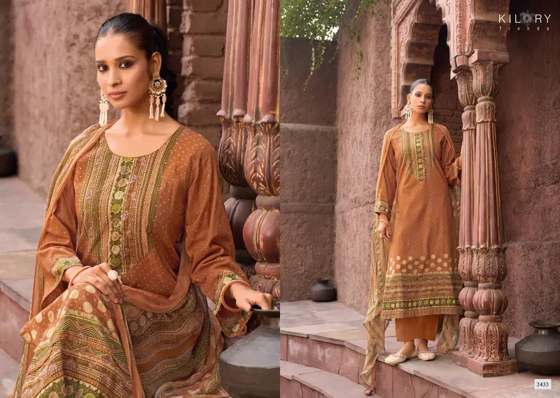 Kilory Miraas Lawn Cotton Digital Print Embroidery Salwar Kameez