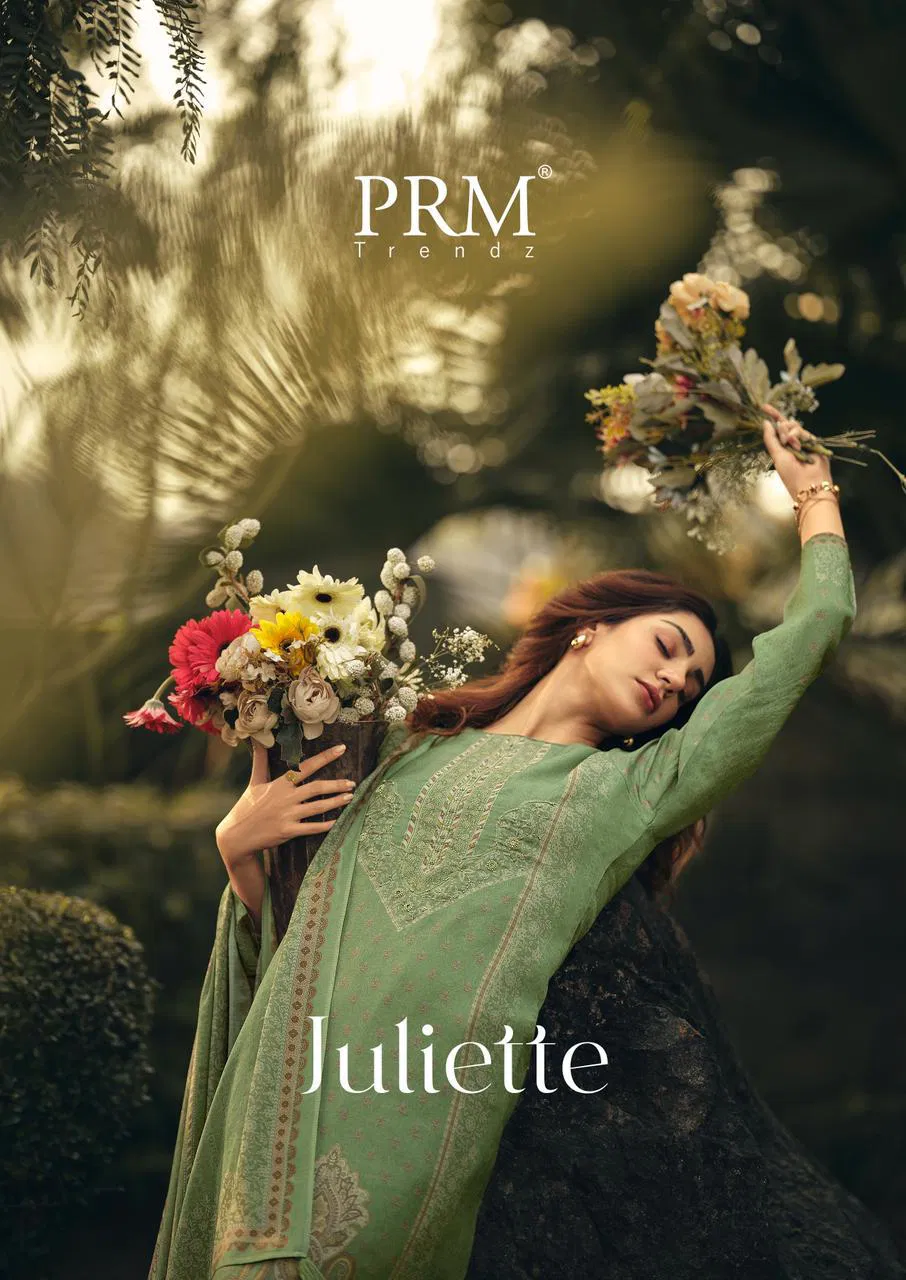 Prm Juliette Musline Silk Digital Print Khatli Work Salwar Kameez