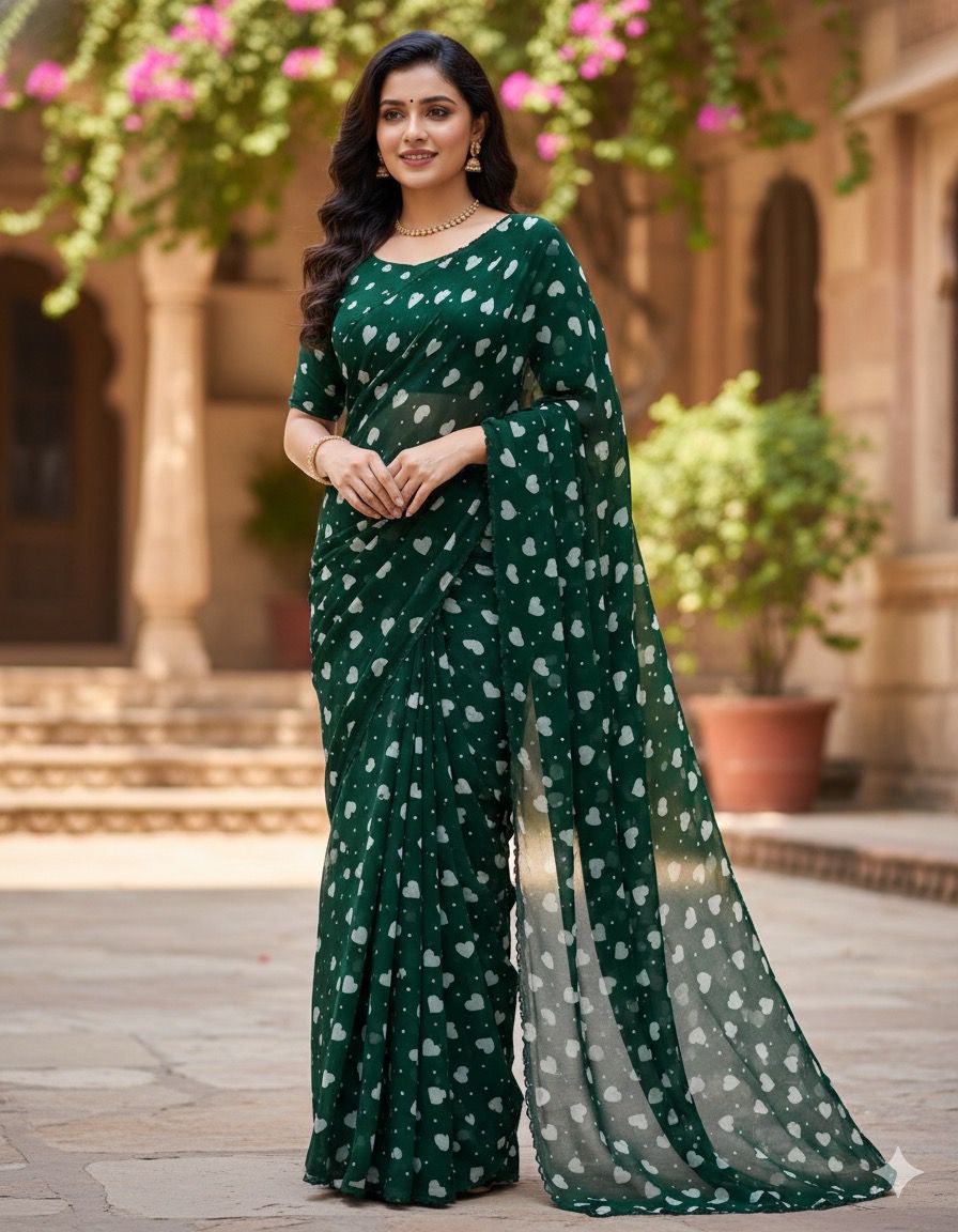 NCO 41 Soft Georgette Printed Saree
