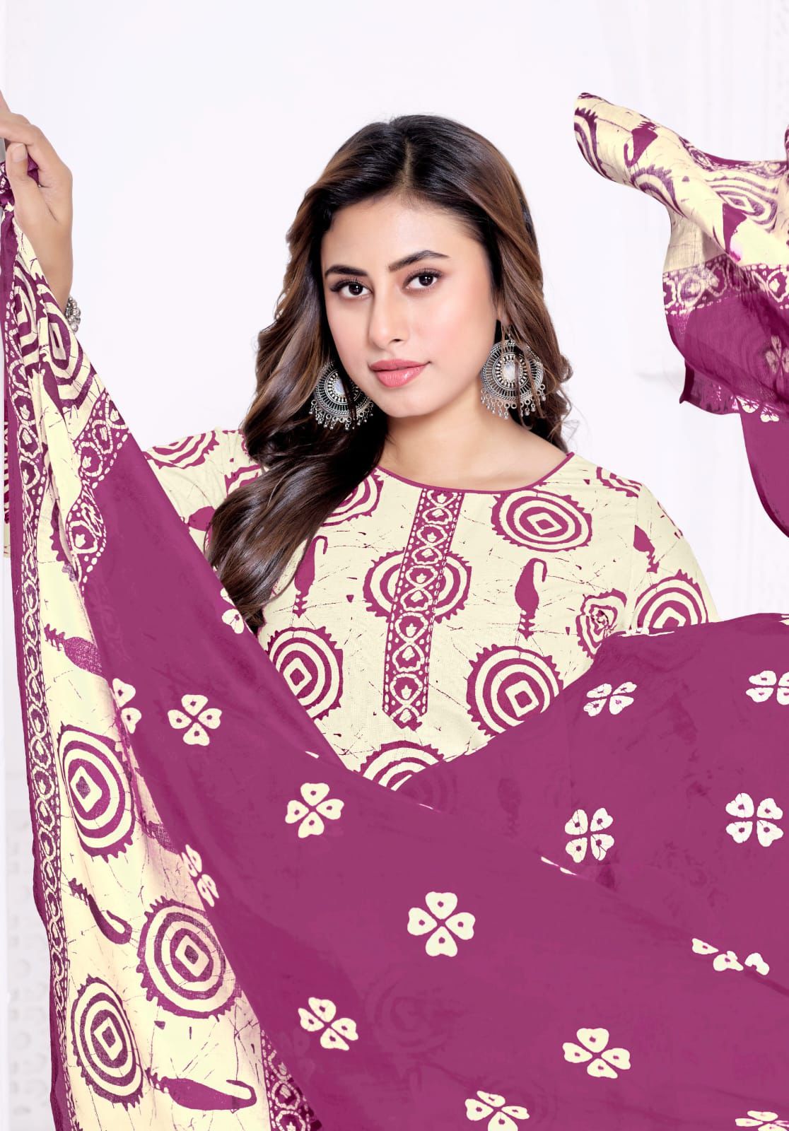 Mayur Trendy Batik Vol 10 Pure Cotton Printed Dress Material