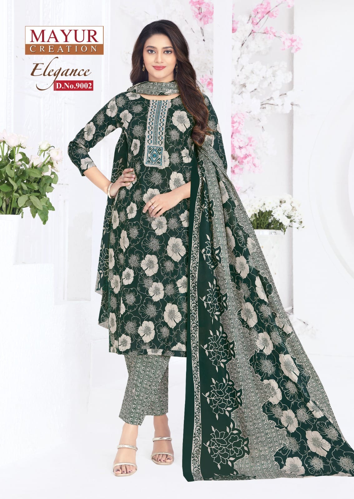 Mayur Elegance Vol 9 Readymade Cotton Printed Kurti Pant With Dupatta