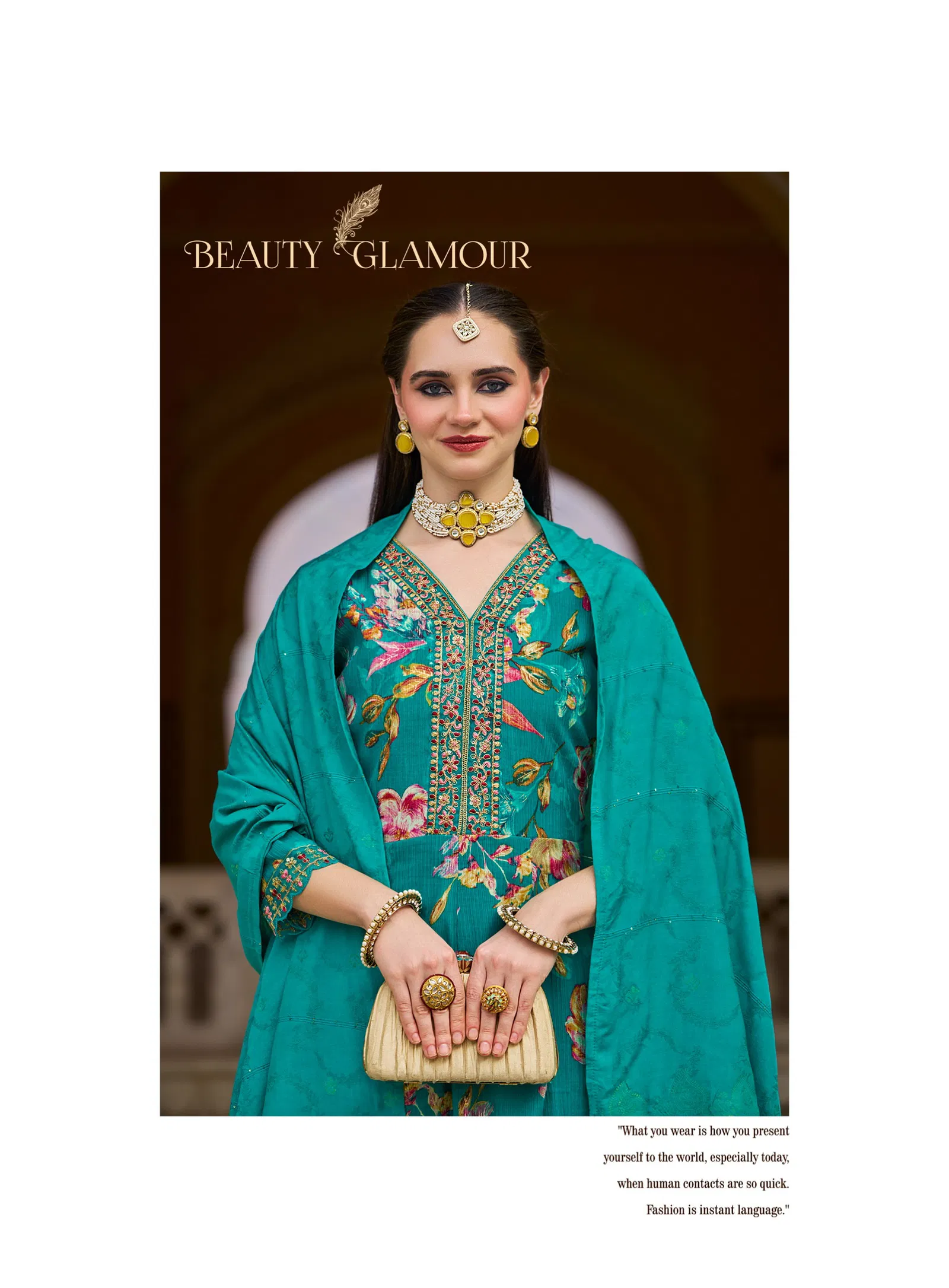Radhika Shanaya Vol 2 Milano Print With Work Kurti Pant And Dupatta