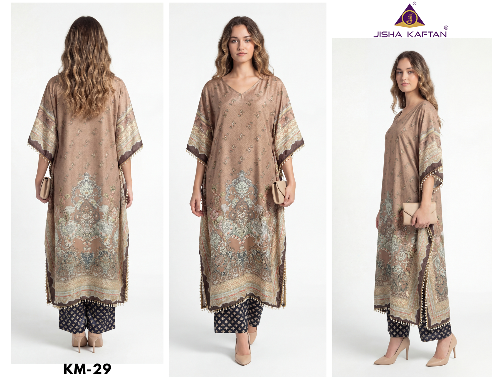 Jisha Kaftan Value Addition Vol 5 Silk Co Ord Set Collection