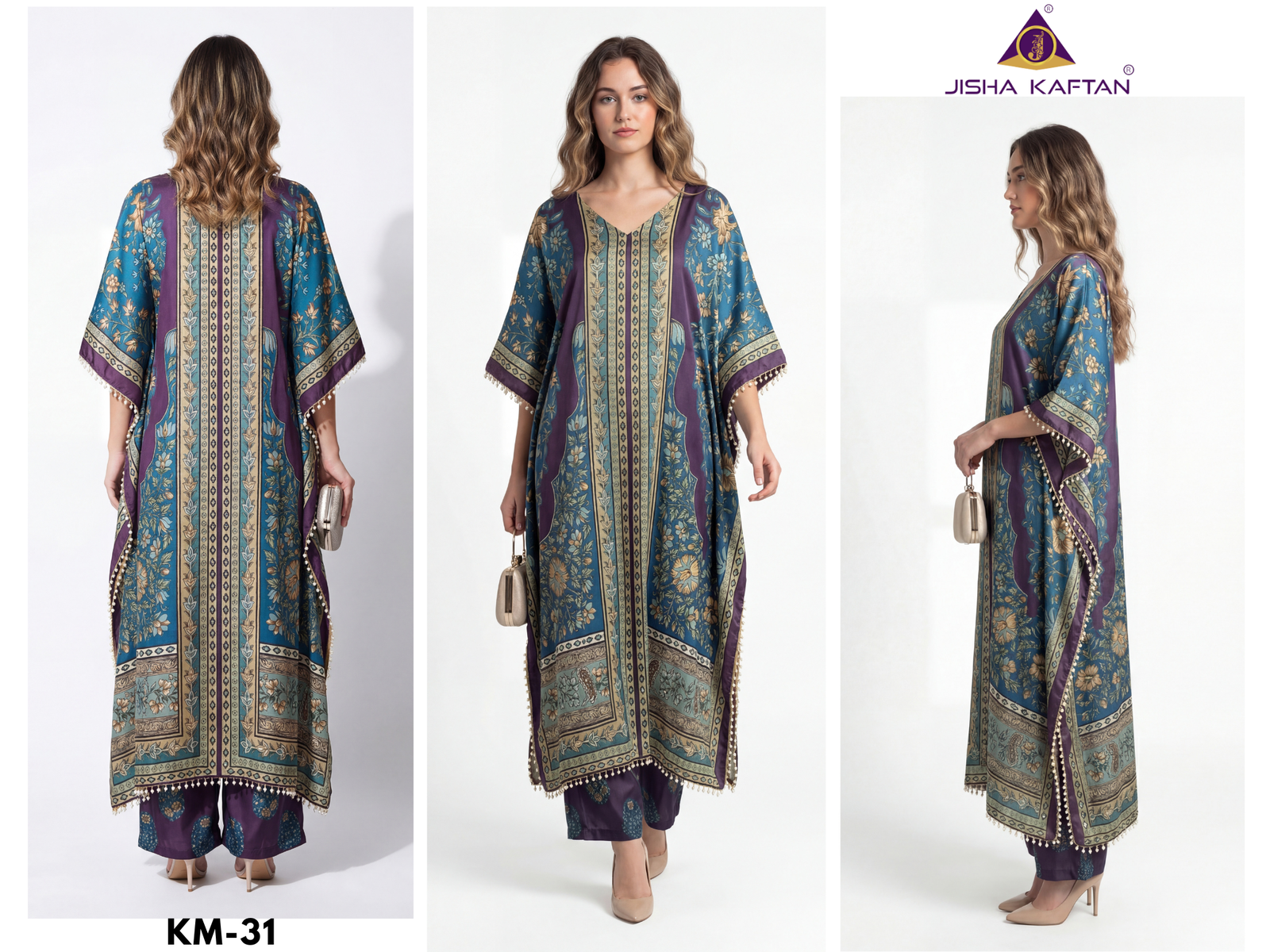 Jisha Kaftan Value Addition Vol 5 Silk Co Ord Set Collection